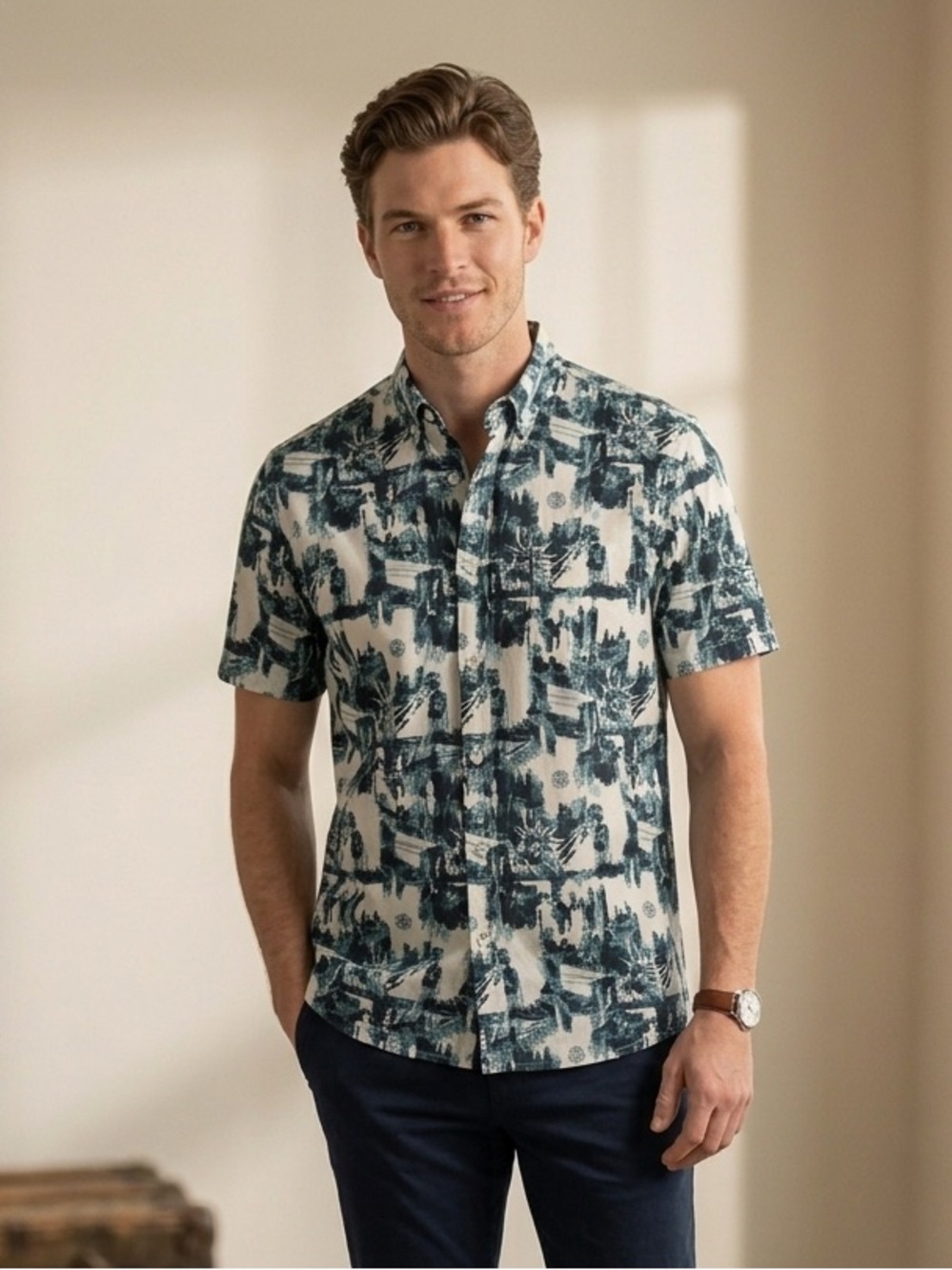 Tommy Bahama “Big Apple” Camp Shirt